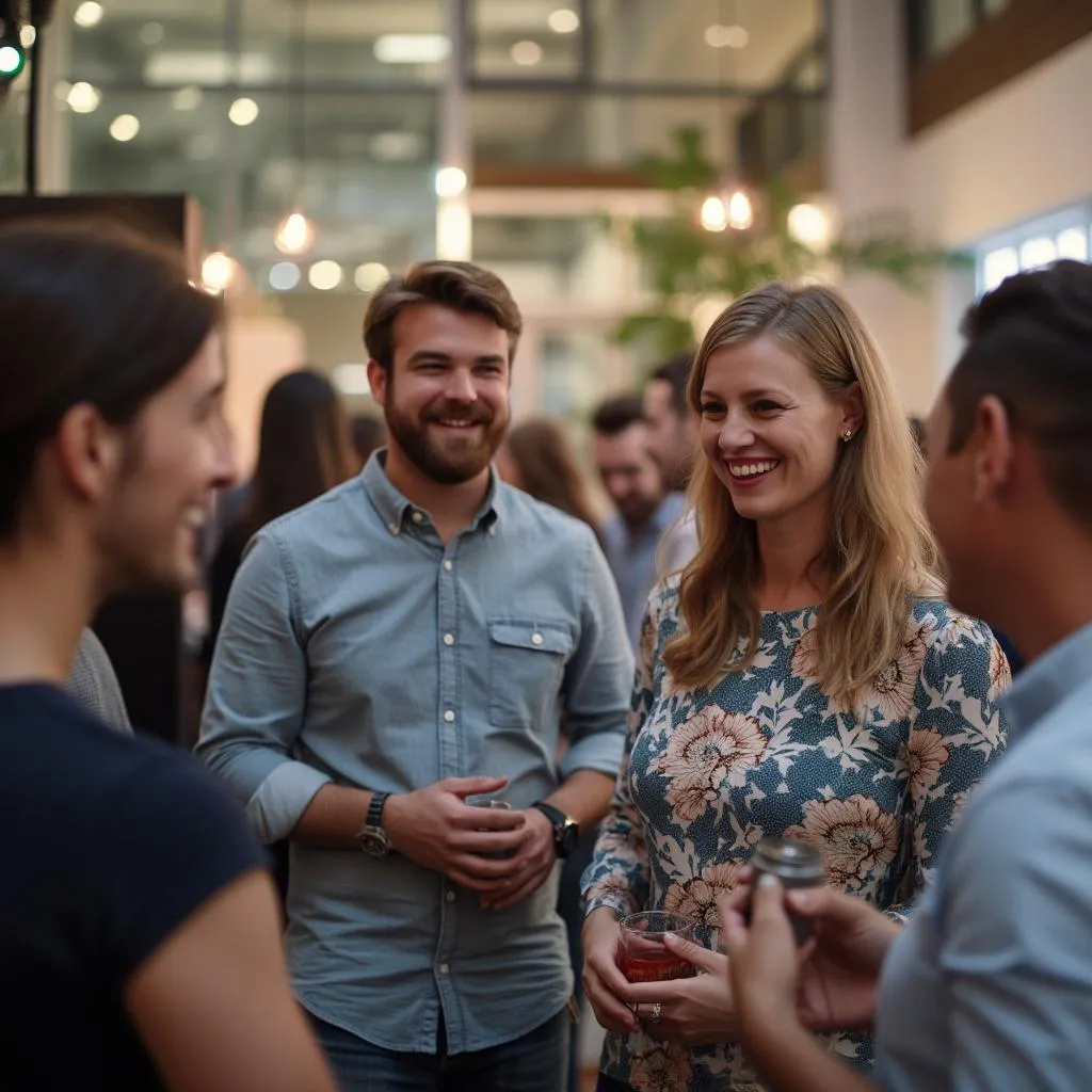 Účastníci networkingu po kurze